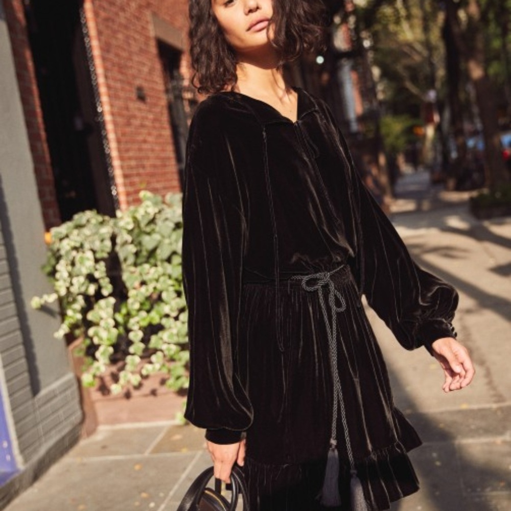 The Kooples Short velvet dress